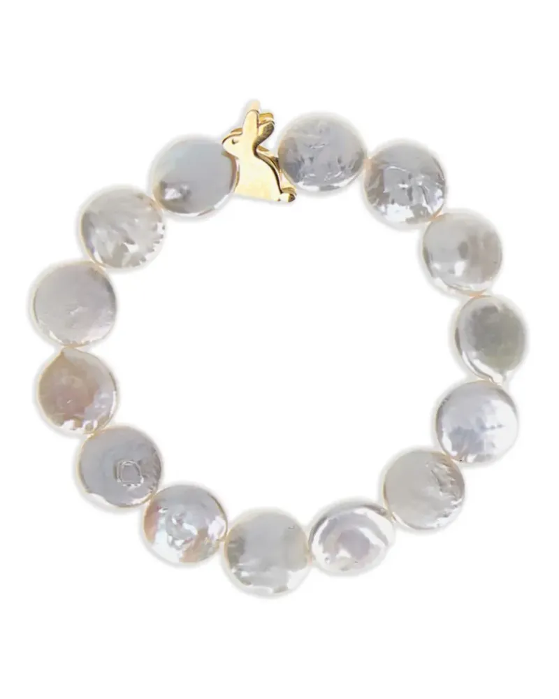Aliita 9kt Perlenarmband mit Hase - Gold Gold