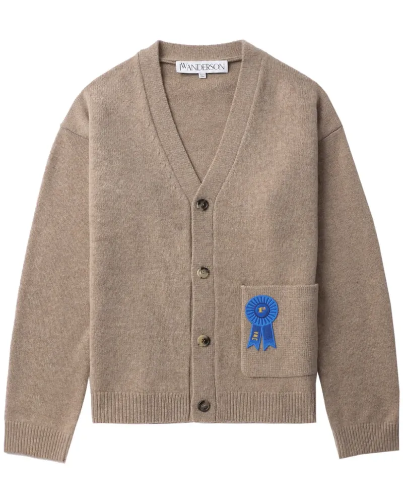 J.W.Anderson Rosette Cardigan - Nude Nude