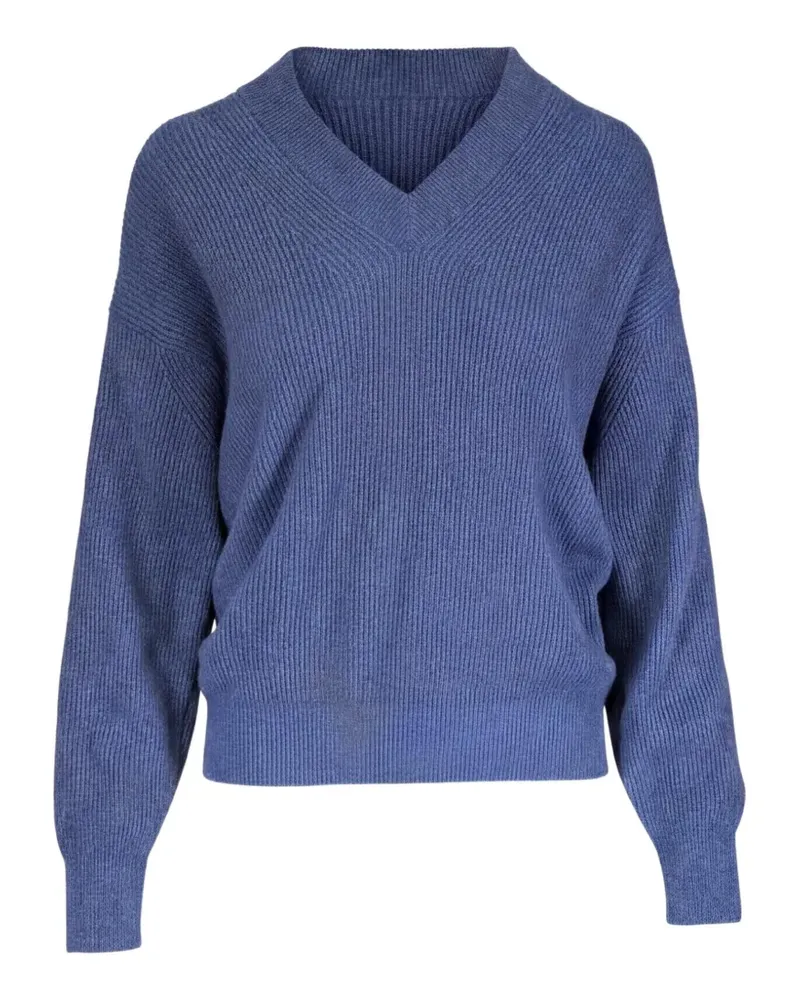 Brunello Cucinelli Gerippter Pullover - Blau Blau