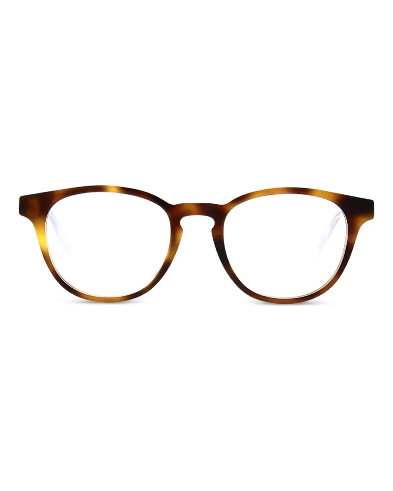 Gucci Brille mit ovalem Gestell - Braun Braun