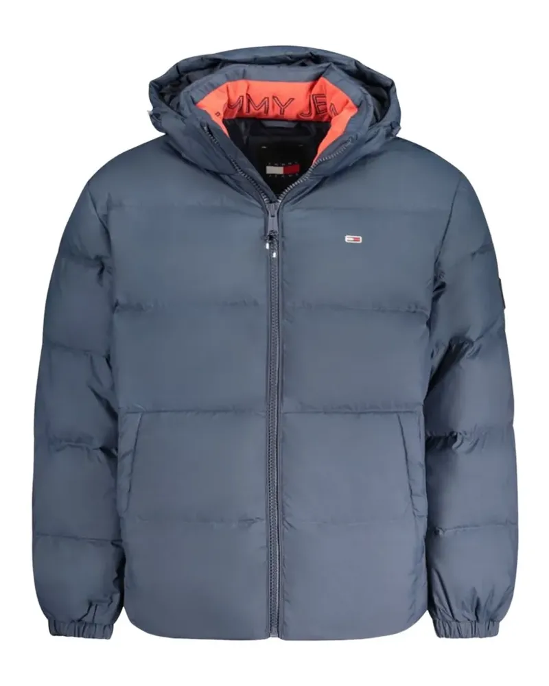 Tommy Hilfiger logo-embroidered padded jacket - Blau Blau