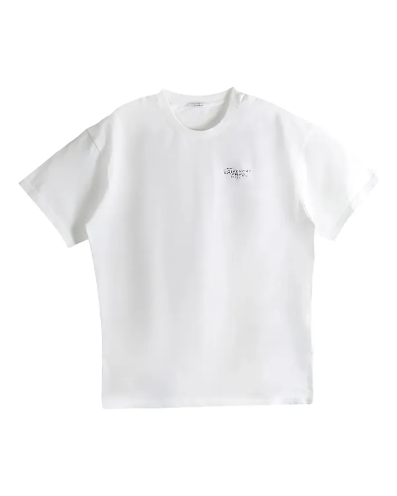 Givenchy stamp print on the chest T-shirt - Weiß Weiß