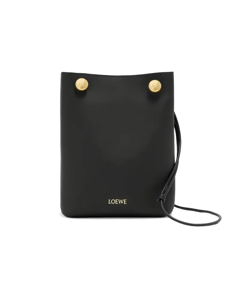 Loewe Pebble Clutch - Schwarz Schwarz