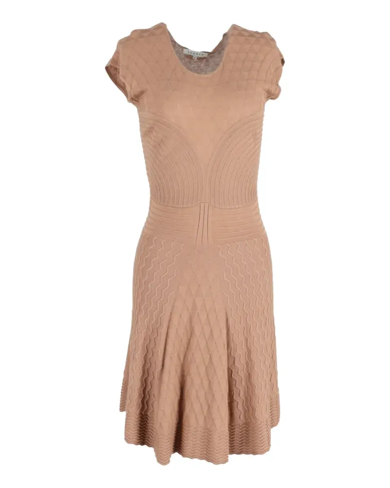 Sandro knitted flared dress - Nude Nude