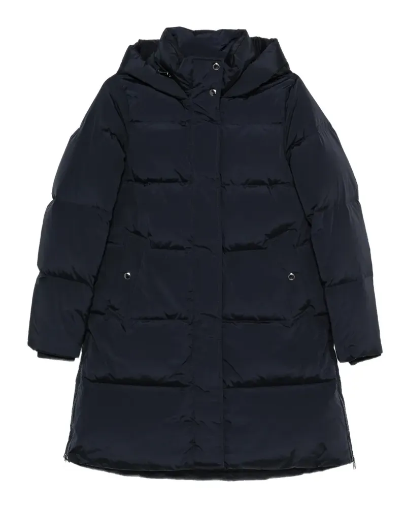 Woolrich hooded quilted coat - Blau Blau