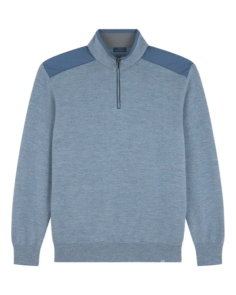 Paul & Shark half-zip sweater - Blau Blau