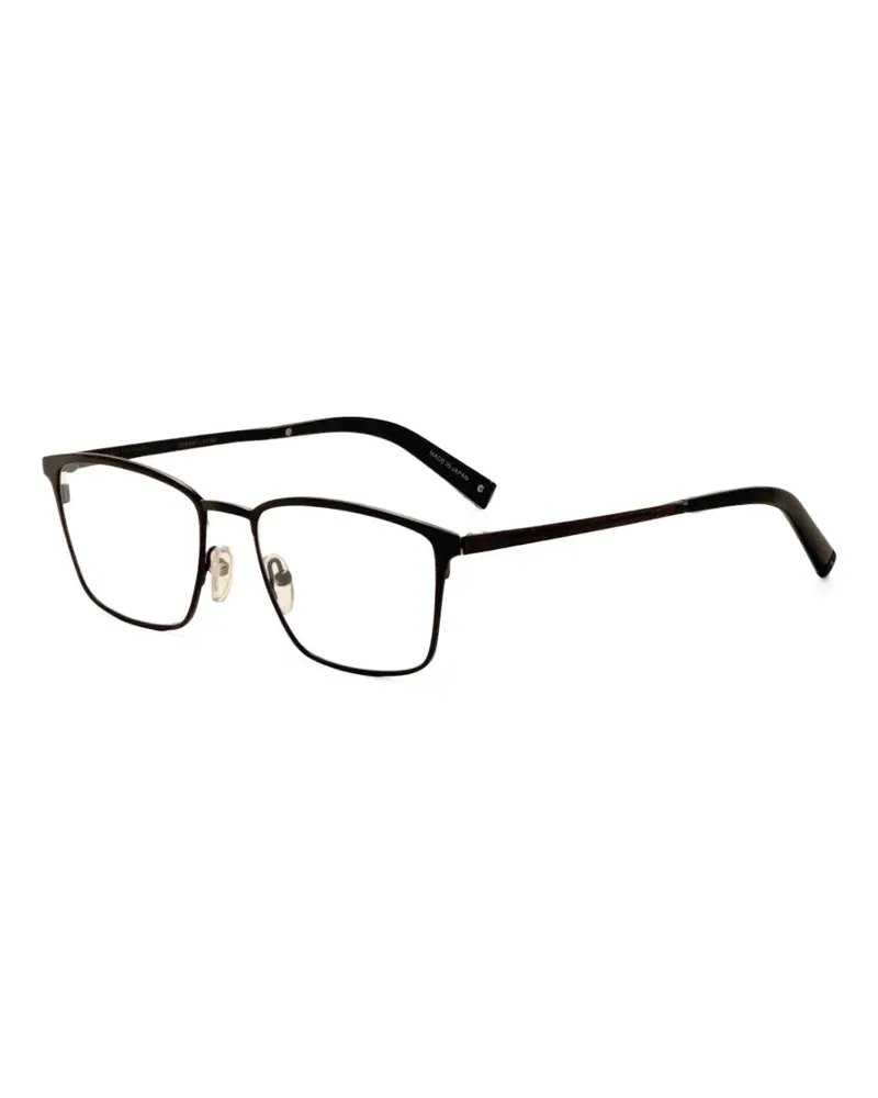John Varvatos Brille mit eckigem Gestell - Schwarz Schwarz
