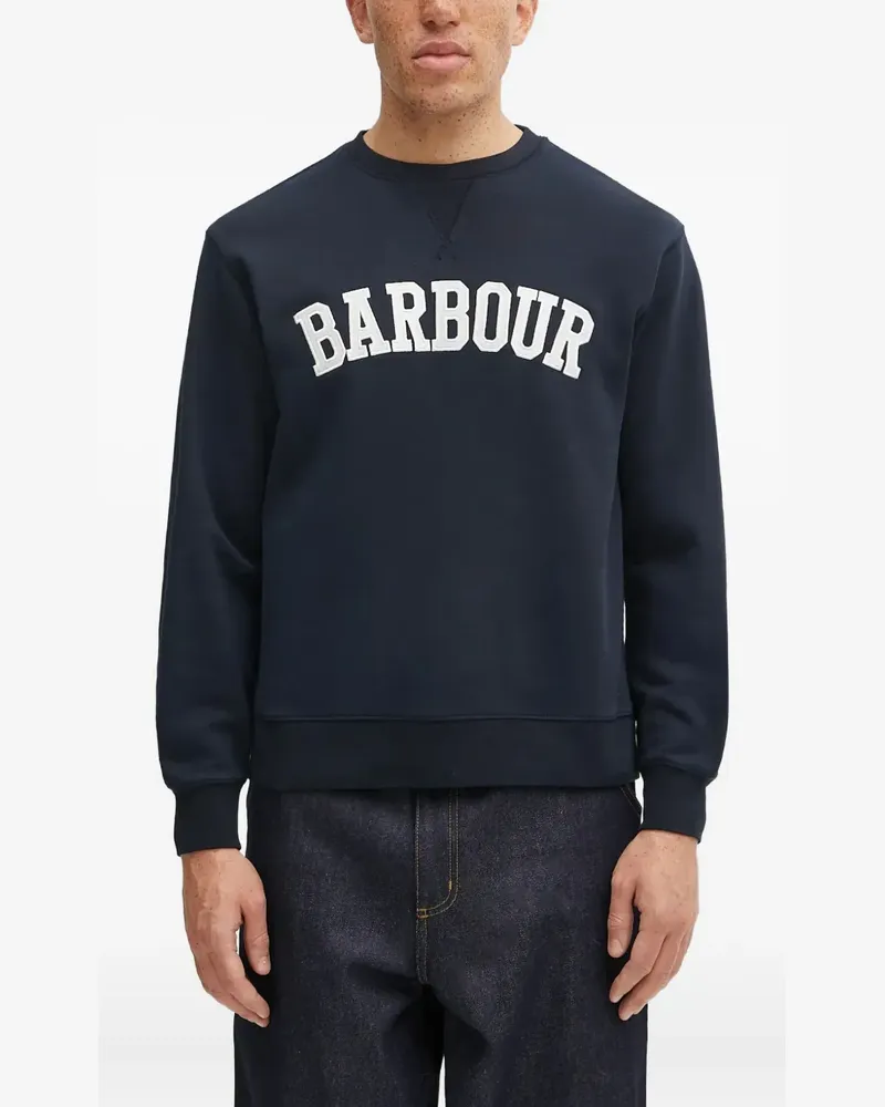 Barbour Northumberland Sweatshirt mit Logo - Blau Blau