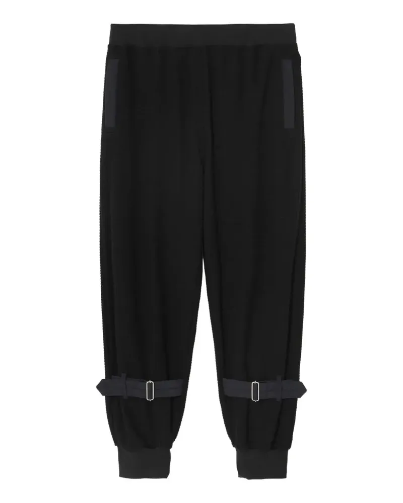 Undercover buckle-detail track pants - Schwarz Schwarz