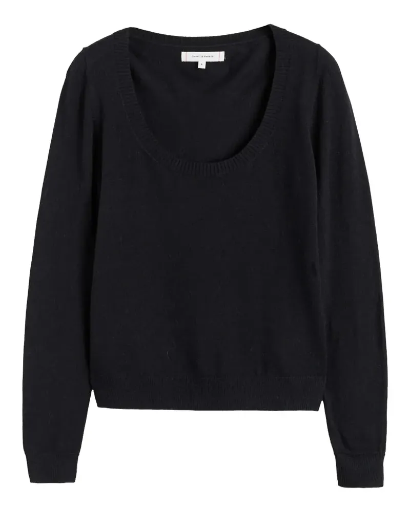 Chinti & Parker Pullover mit U-Ausschnitt - Schwarz Schwarz