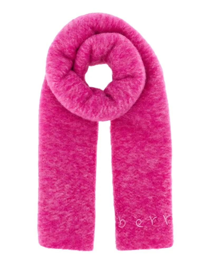 Burberry Schal mit Logo-Stickerei - Rosa Rosa