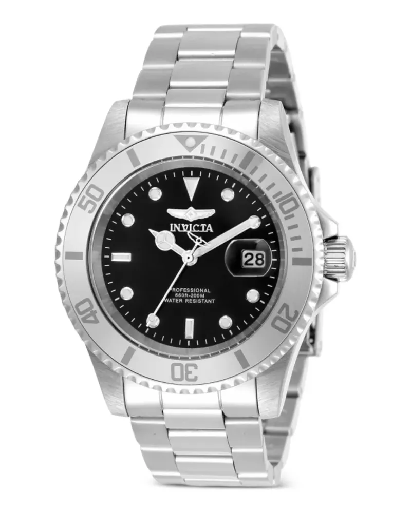 Invicta Pro Diver Armbanduhr 40mm - Schwarz Schwarz