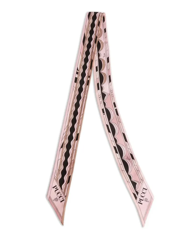 Emilio Pucci geometric-print scarf - Rosa Rosa