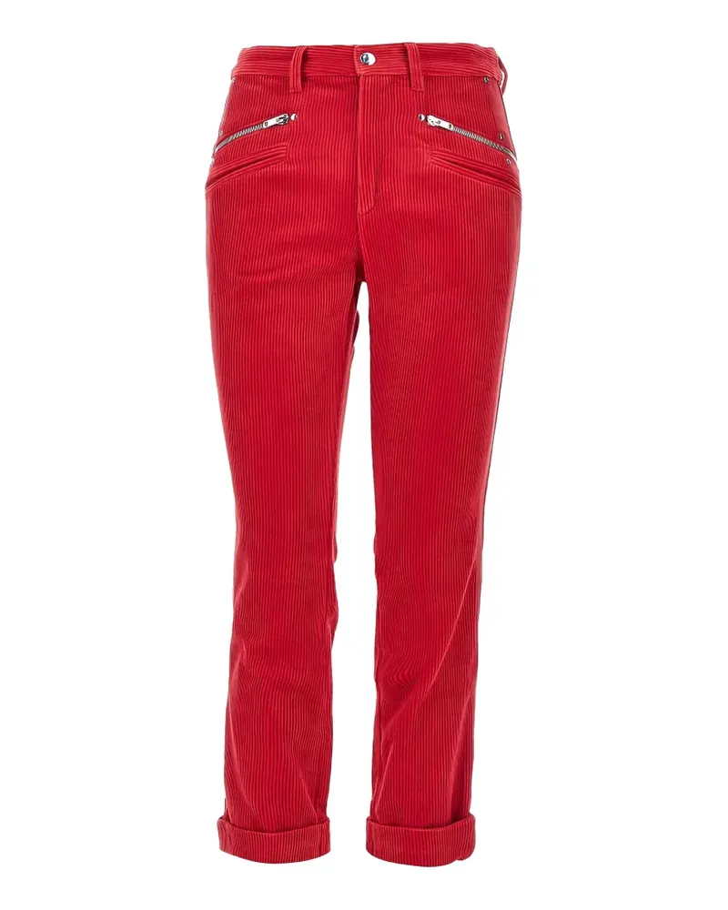 Isabel Marant Cordhose mit Reißverschluss - Rot Rot