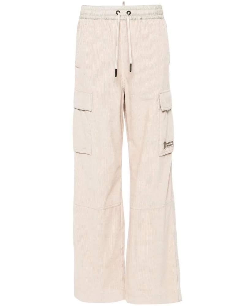 Moncler Hose mit Logo-Patch - Rosa Rosa