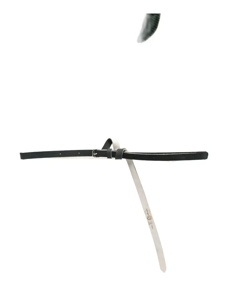 Marina Yee Origami leather belt - Schwarz Schwarz