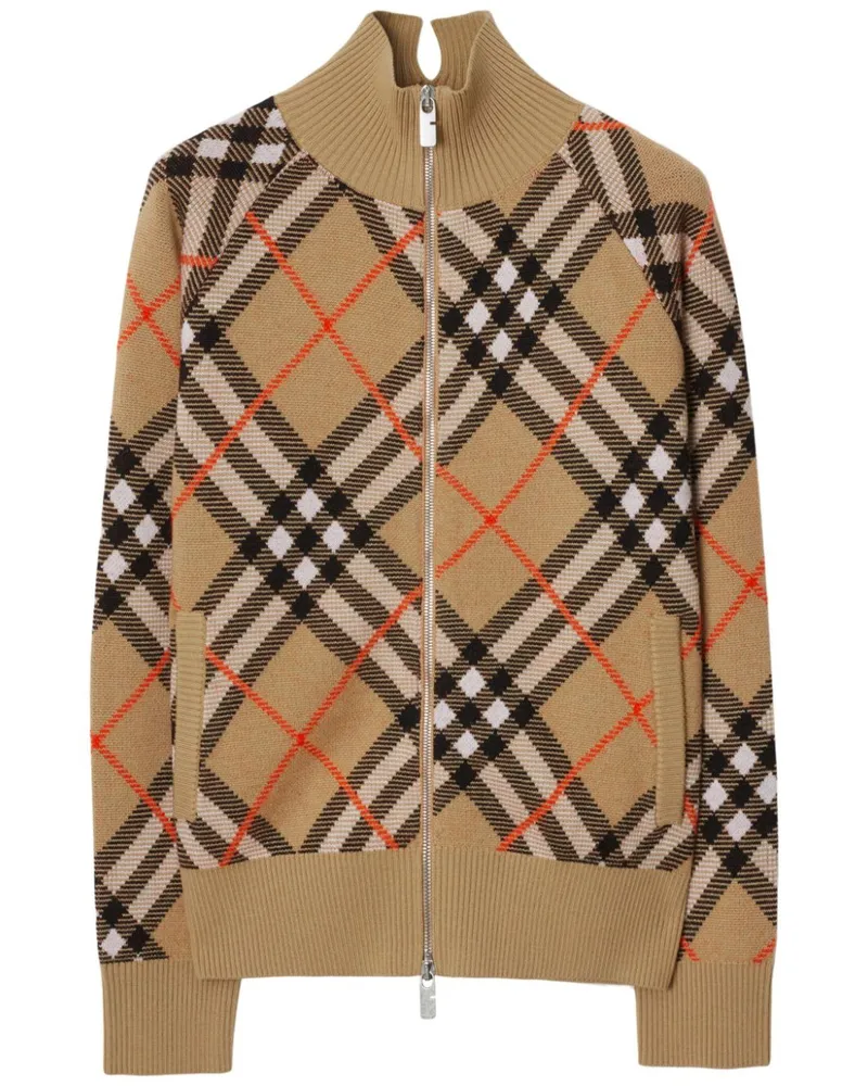 Burberry Karierter Cardigan - Nude Nude