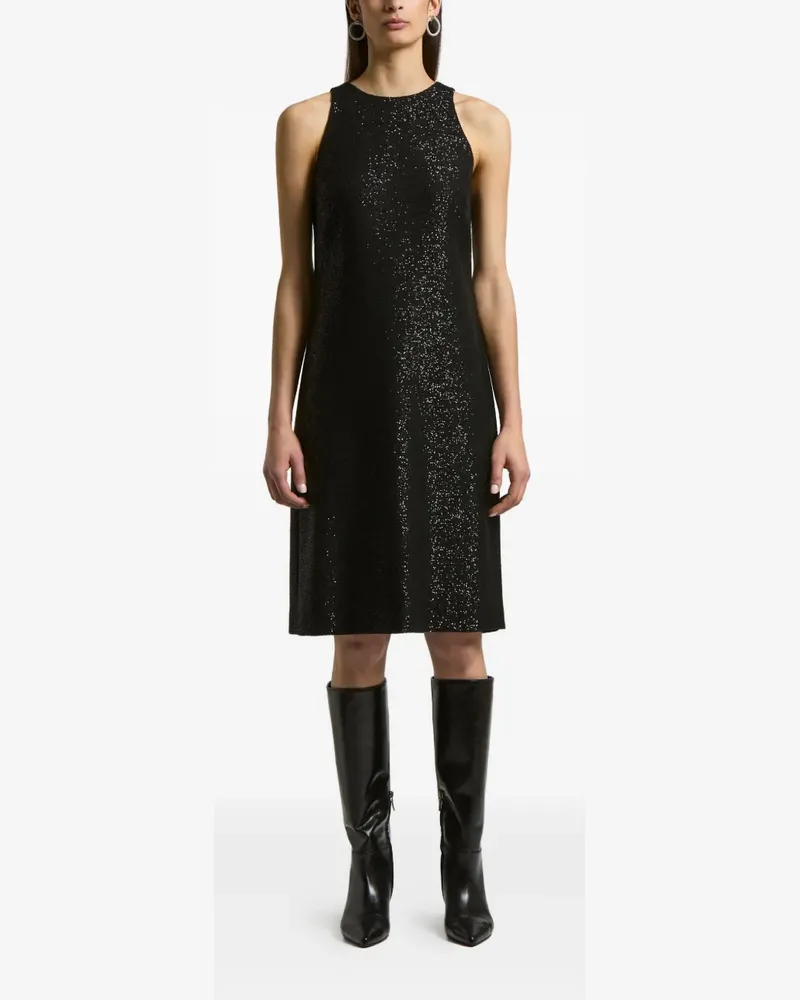 Peserico sequin-embellished sleeveless dress - Schwarz Schwarz