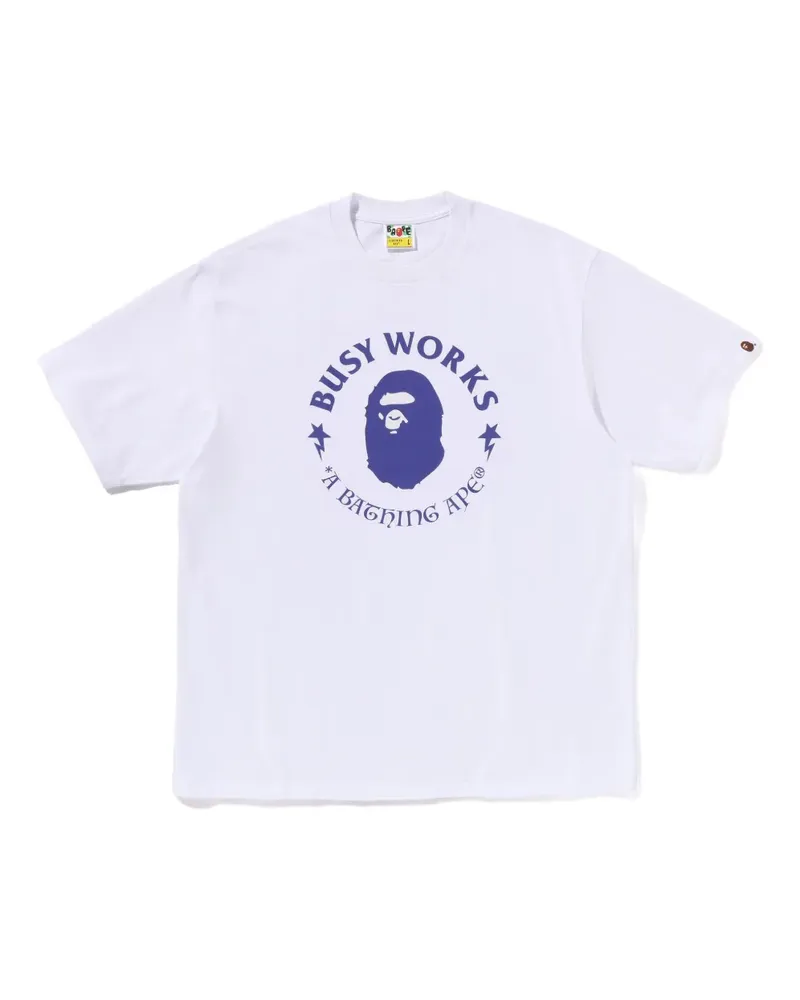 BAPE Busy Works T-shirt - Weiß Weiß