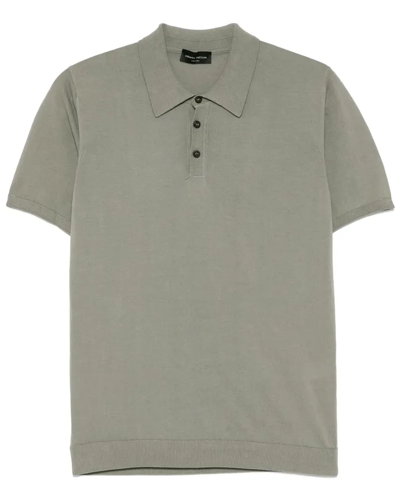 Roberto Collina Klassisches Poloshirt - Grün Grün