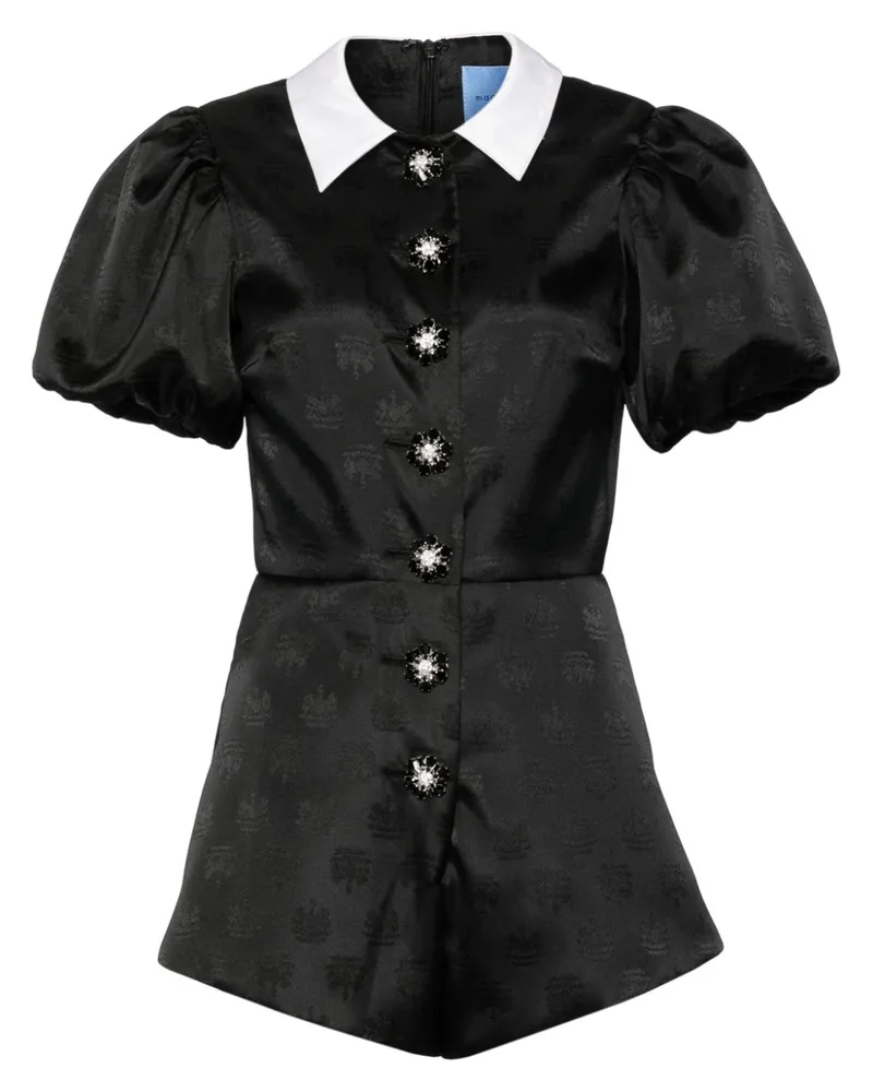 macgraw Professor Playsuit - Schwarz Schwarz