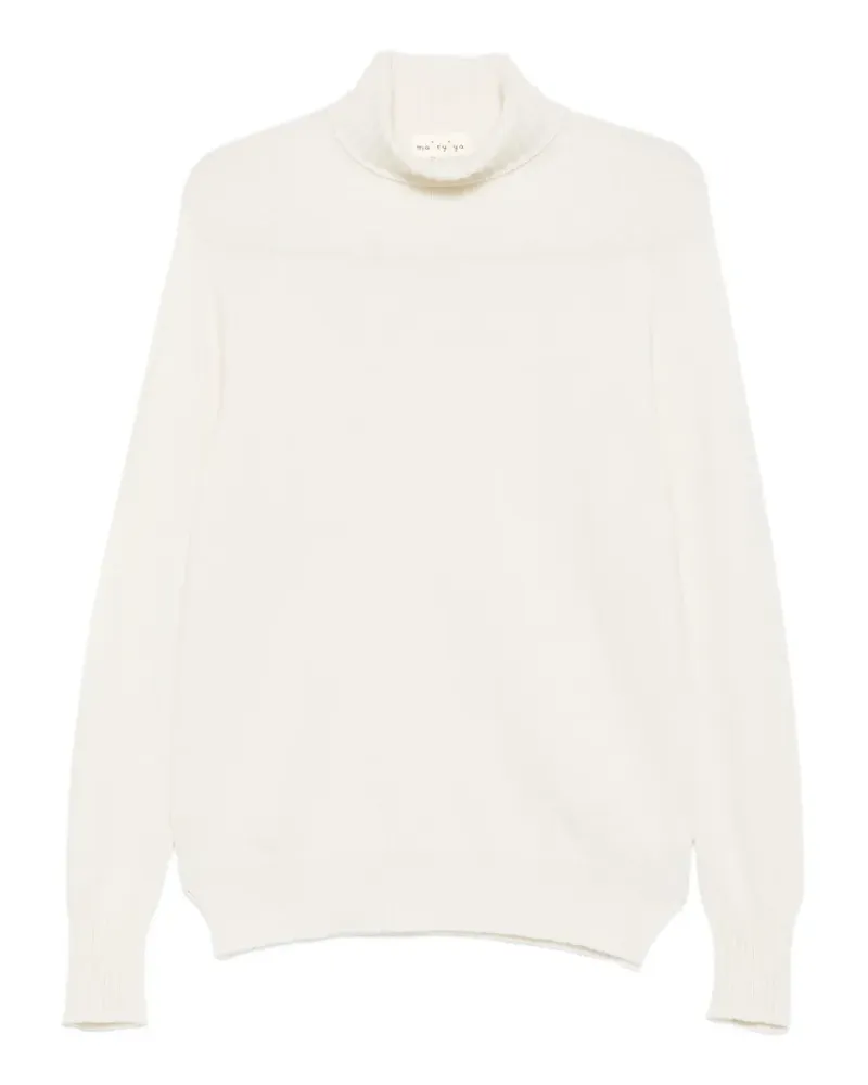 MA'RY'YA roll-neck sweater - Nude Nude