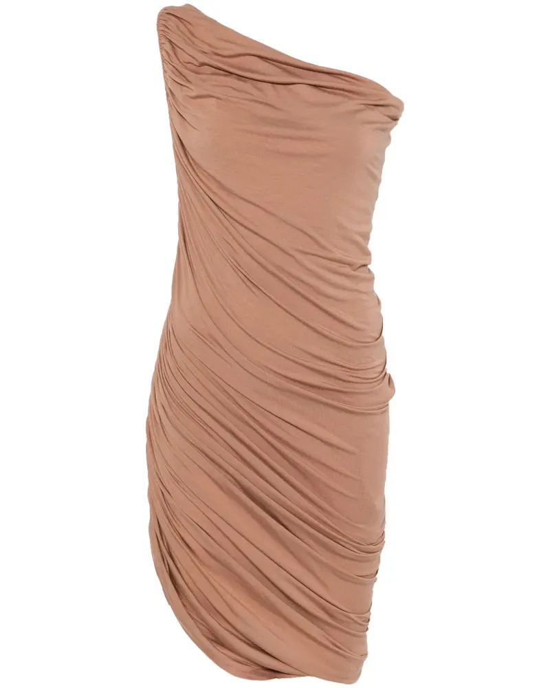 Norma Kamali Diana Minikleid - Braun Braun