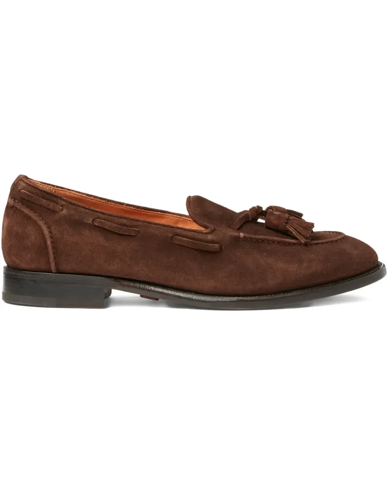 Ralph Lauren Loafer aus Wildleder mit Quasten - Braun Braun
