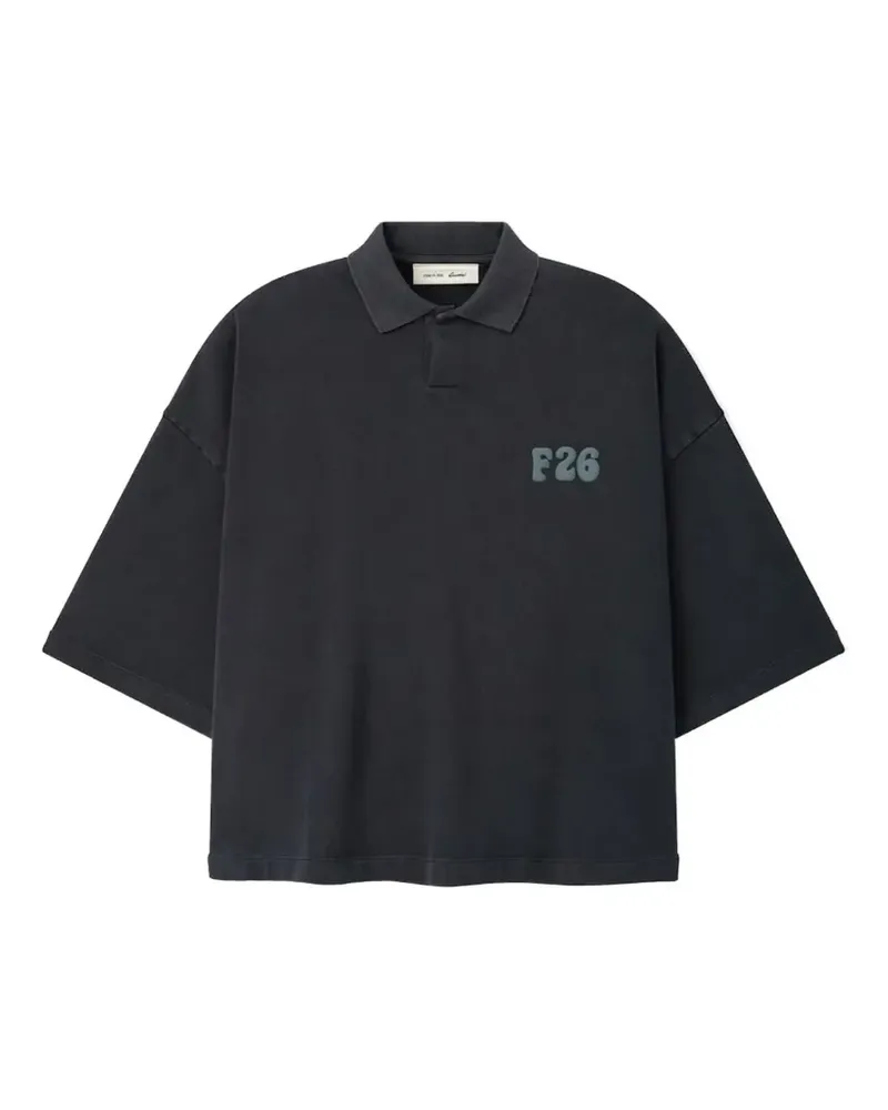 Fear of God cropped polo shirt - Schwarz Schwarz