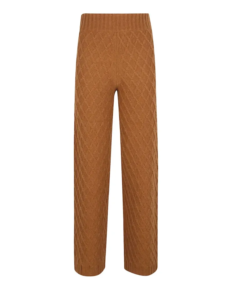Max Mara Gestrickte Pevera Hose - Braun Braun