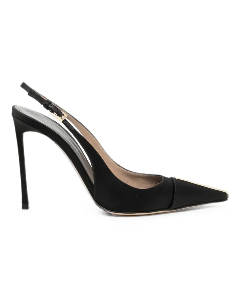 Tom Ford crystal-embellished slingback pumps - Schwarz Schwarz