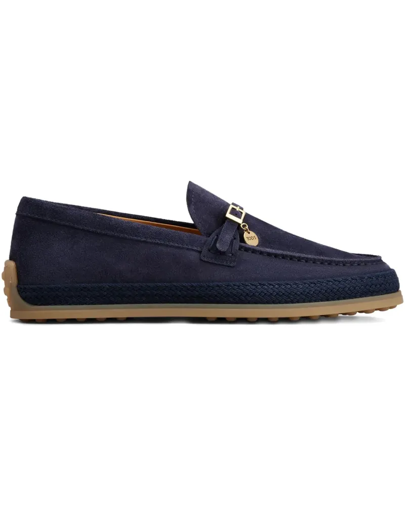 TOD'S Loafer aus Wildleder - Blau Blau