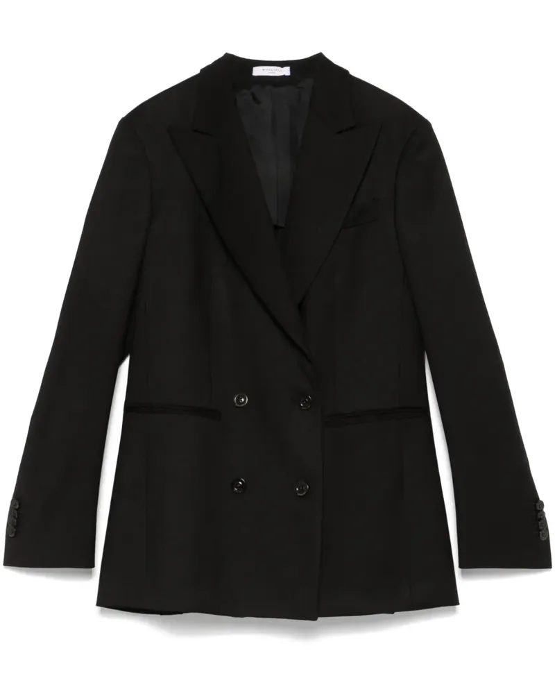Boglioli Doppelreihiger Blazer - Schwarz Schwarz