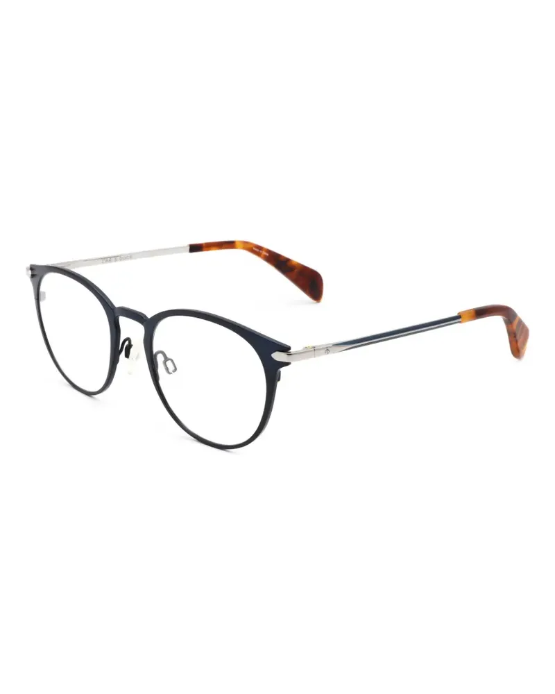 Rag & Bone Brille mit rundem Gestell - Blau Blau