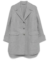 Ermanno Scervino Mantel aus Filz Grau