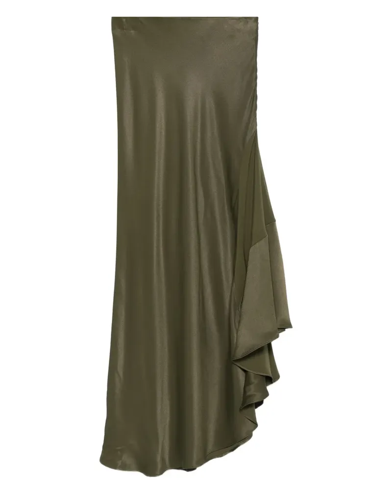 Twin-Set Gerüschter Rock - Grün Grün