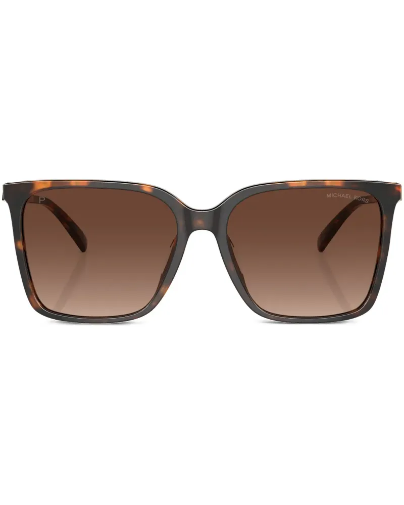 Michael Kors Sonnenbrille mit eckigem Gestell - Grün Grün