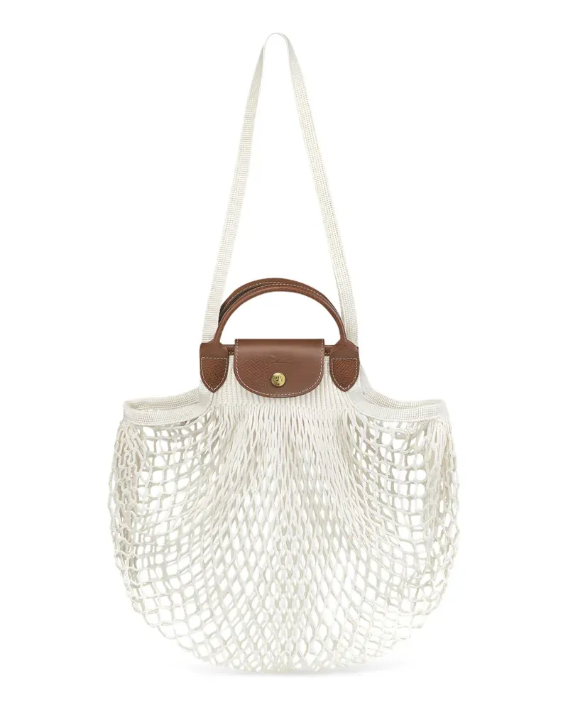 Longchamp Le Pliage Filet L Mesh-Tasche - Nude Nude
