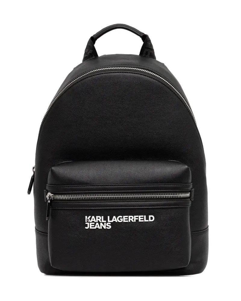 Karl Lagerfeld zip backpack - Schwarz Schwarz