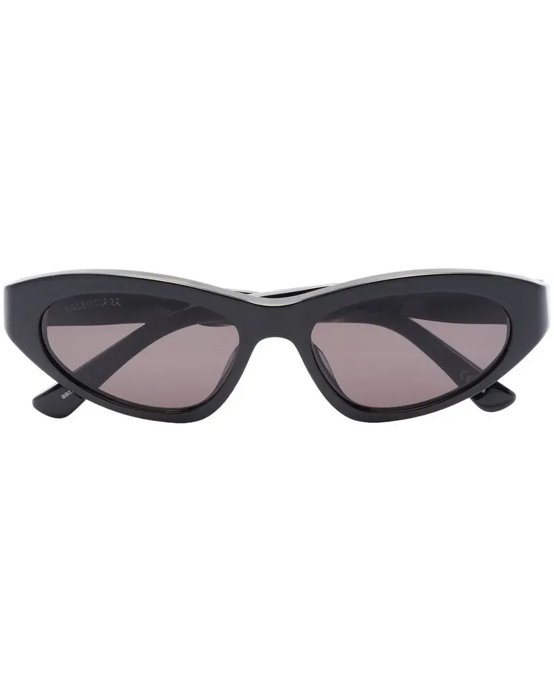 Balenciaga Twist Sonnenbrille - Schwarz Schwarz