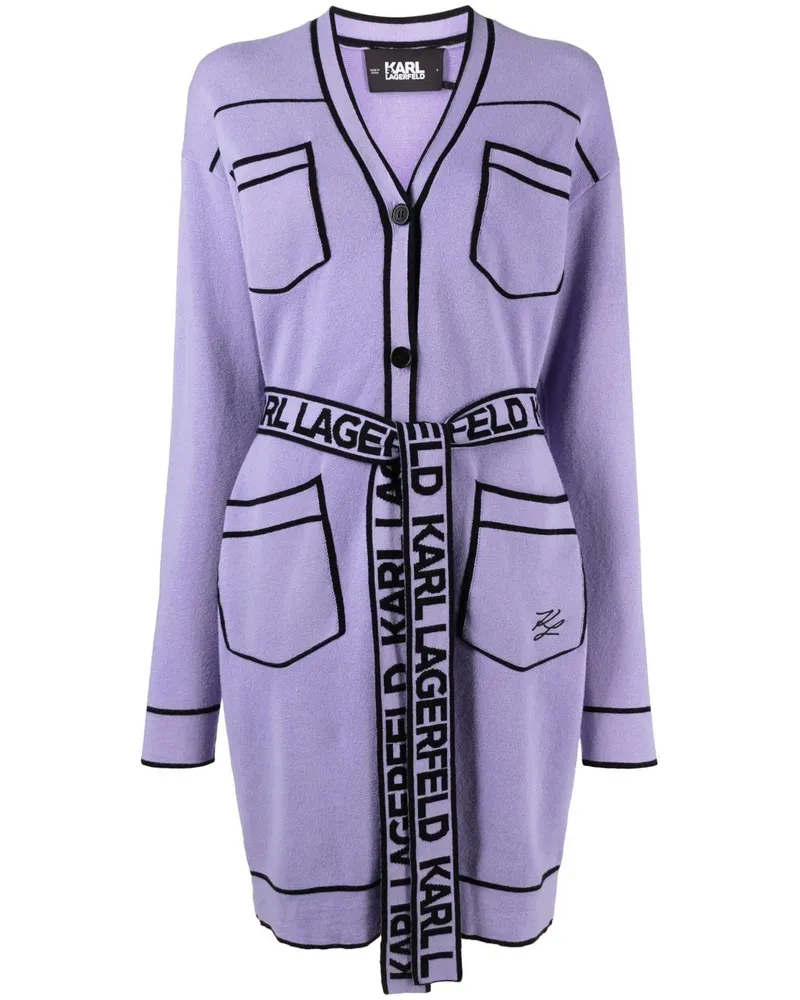 Karl Lagerfeld Mantel Violett