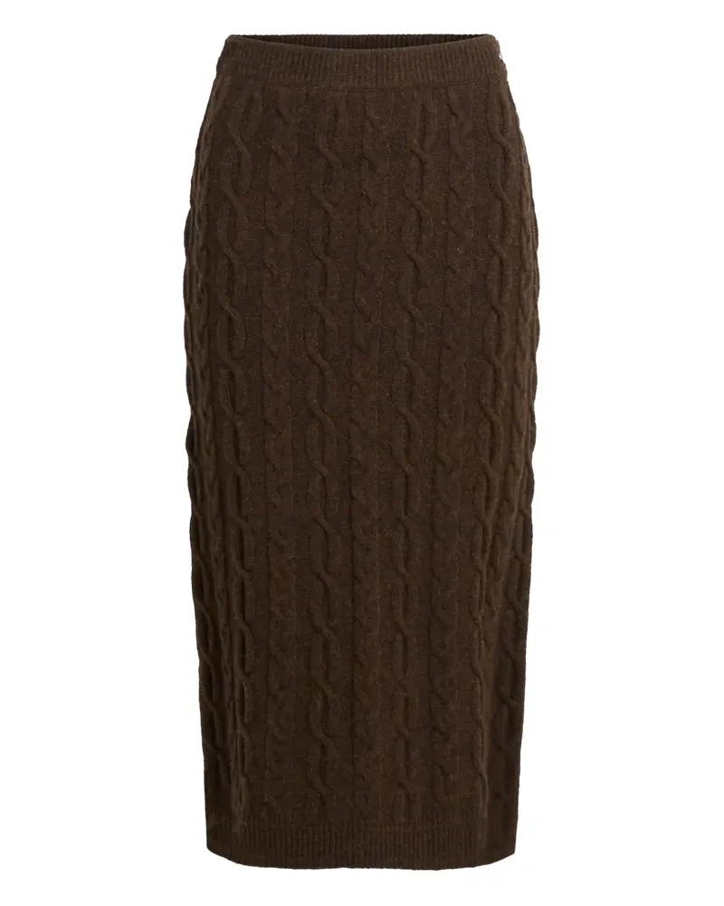 Karl Lagerfeld Gestrickter Minirock - Braun Braun