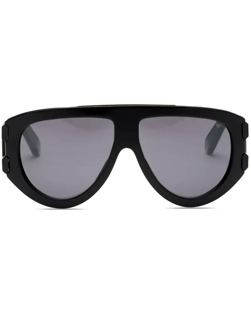 Philipp Plein Plein Eagle Pilotenbrille - Schwarz Schwarz