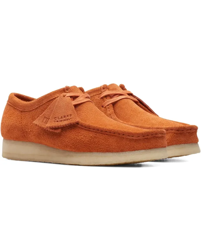 Clarks Wallabee Burnt Orange Loafer Orange