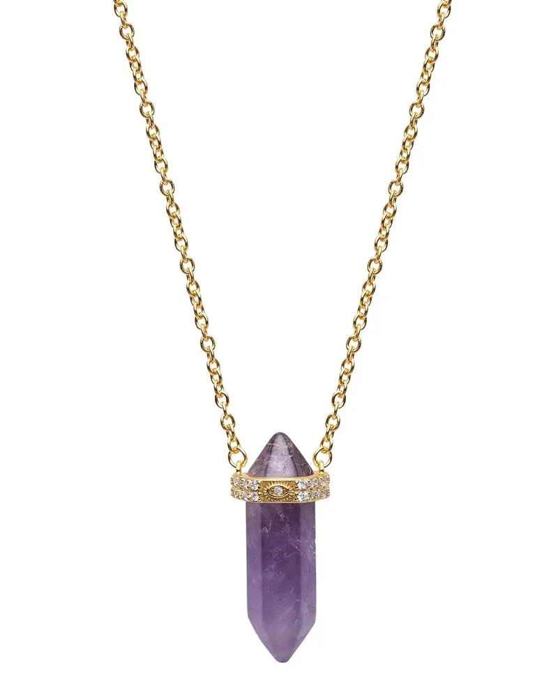 Nialaya Halskette mit Amethyst - Violett Violett
