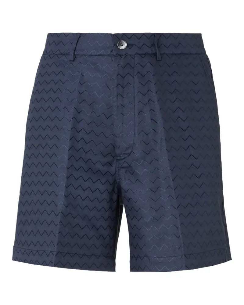 Missoni Shorts mit Zickzackmuster - Blau Blau