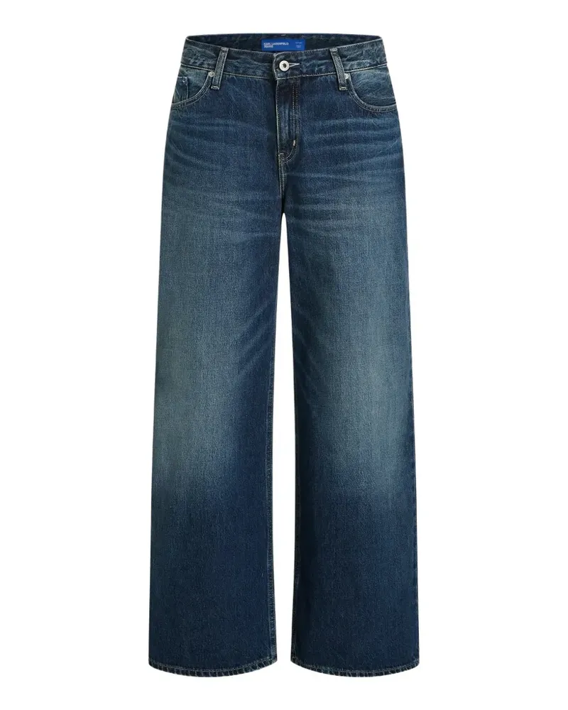 Karl Lagerfeld Weite Jeans - Blau Blau