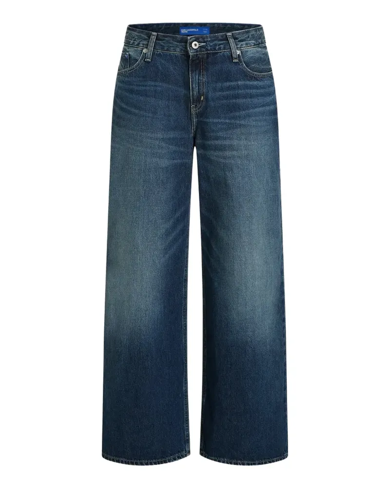 Karl Lagerfeld Weite Jeans - Blau Blau