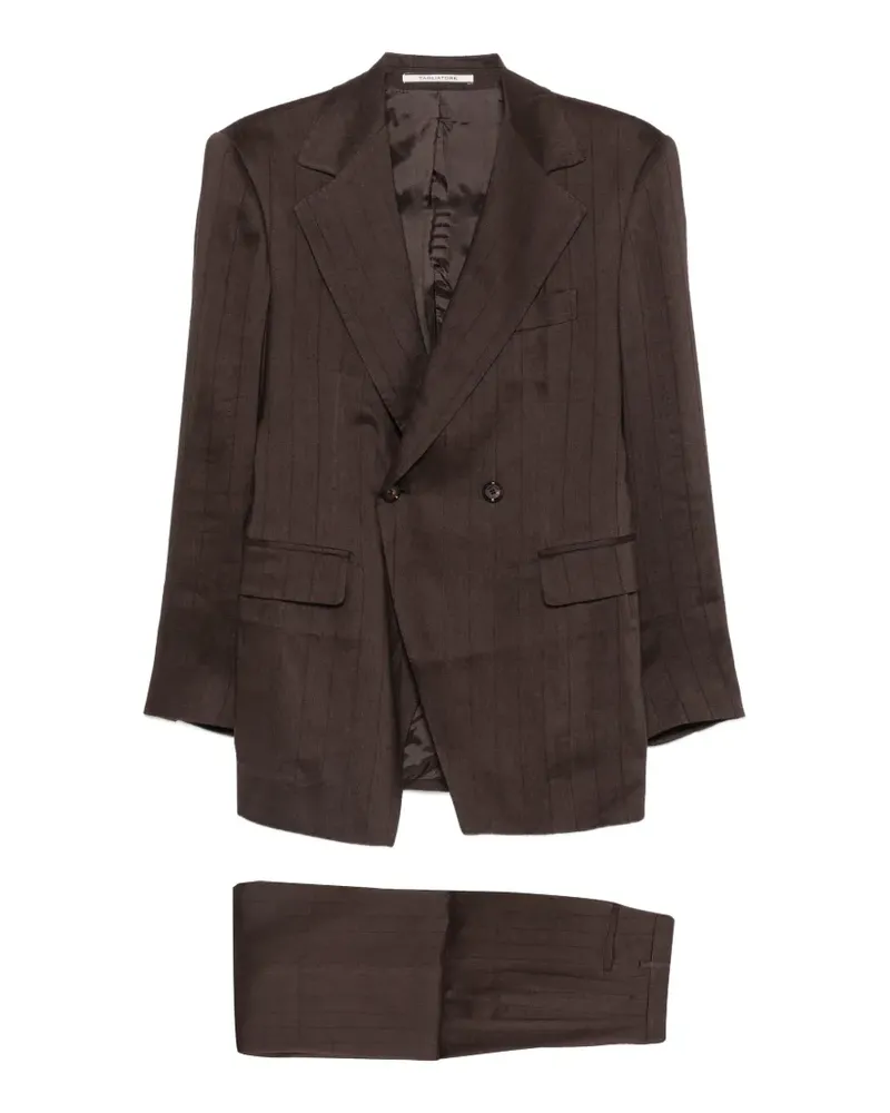 Tagliatore pinstripe double-breasted suit - Braun Braun