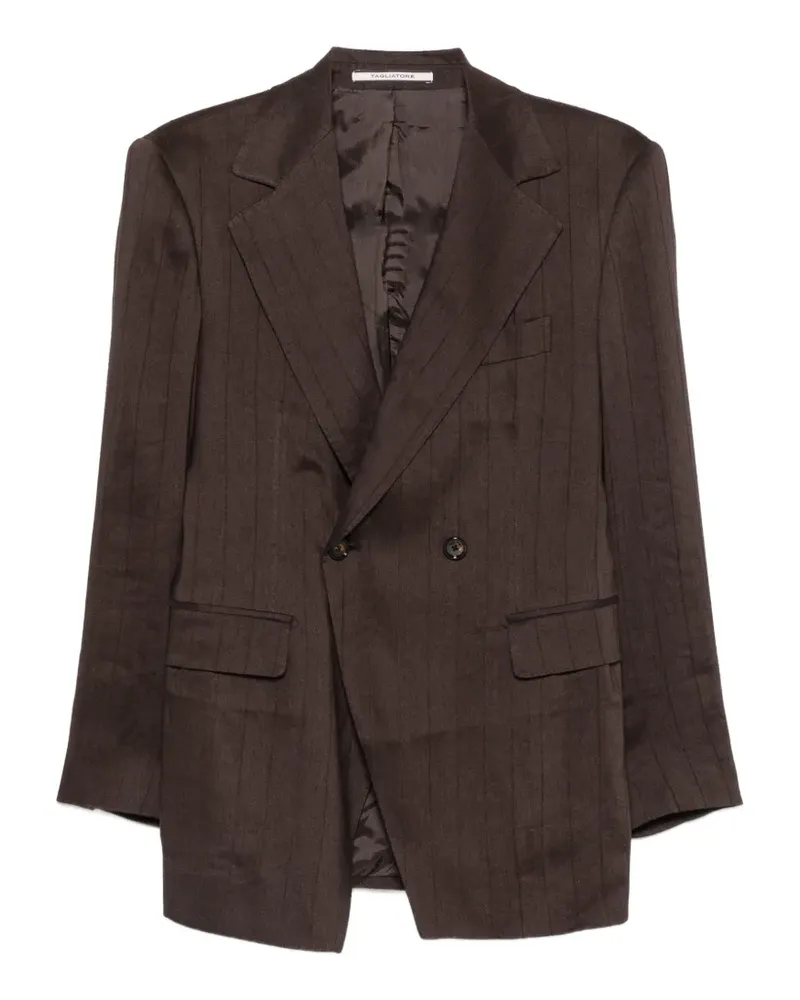 Tagliatore pinstripe double-breasted suit - Braun Braun